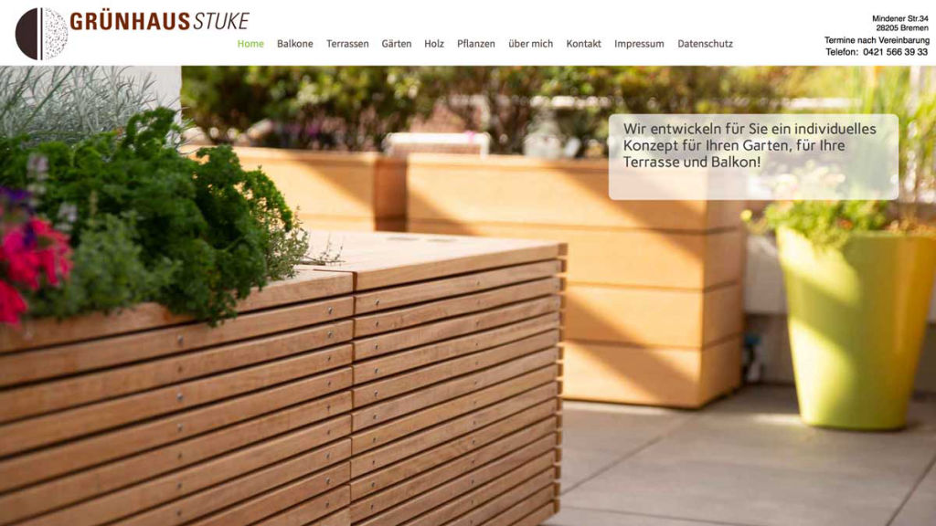 Gartengestaltung - Website - Andreas Caspari